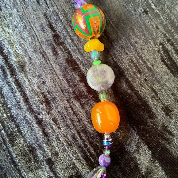 World Tribe Purple Treasure Necklace - Picture 7 of 9